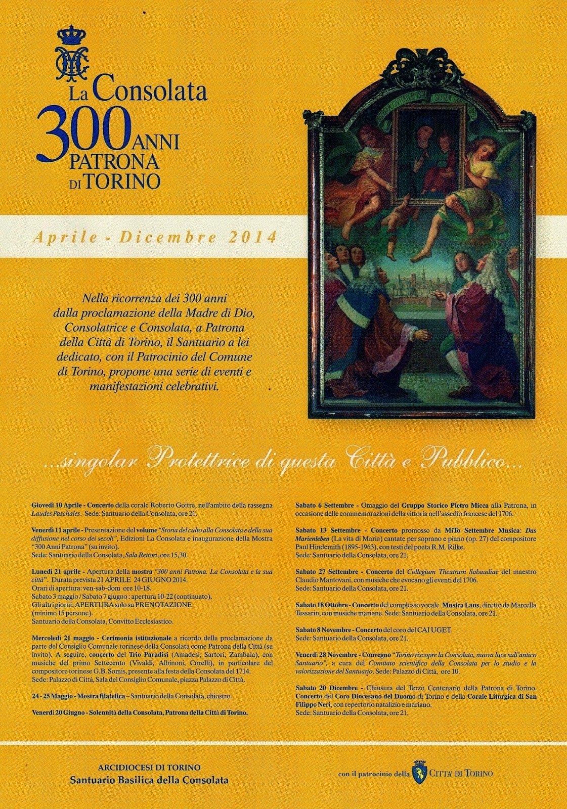300°+Consolata+Patrona